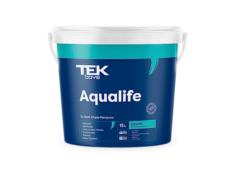102-Aqualife Su Bazlı Ahşap Koruyucu