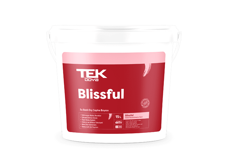 201-Blissful Silikonlu Canlı Parlak Dış Cephe